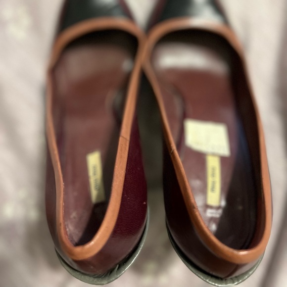 Miu Miu Multi-Colored Stacked Heels - Picture 6 of 6